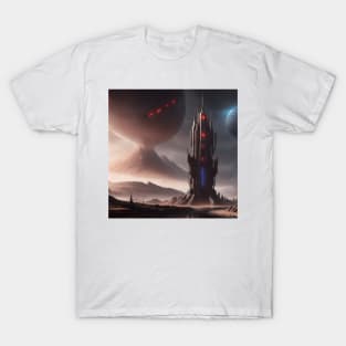 The Unknown Planet Tower T-Shirt